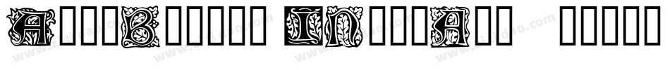 Augsburger Initials字体转换
